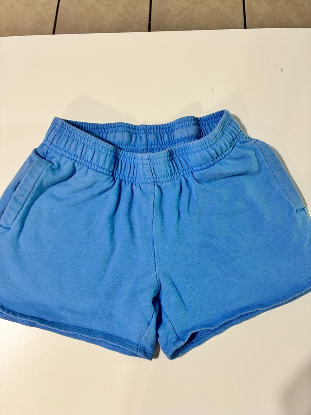 Kids ’s Blue Elastic-Waist Casual Shorts